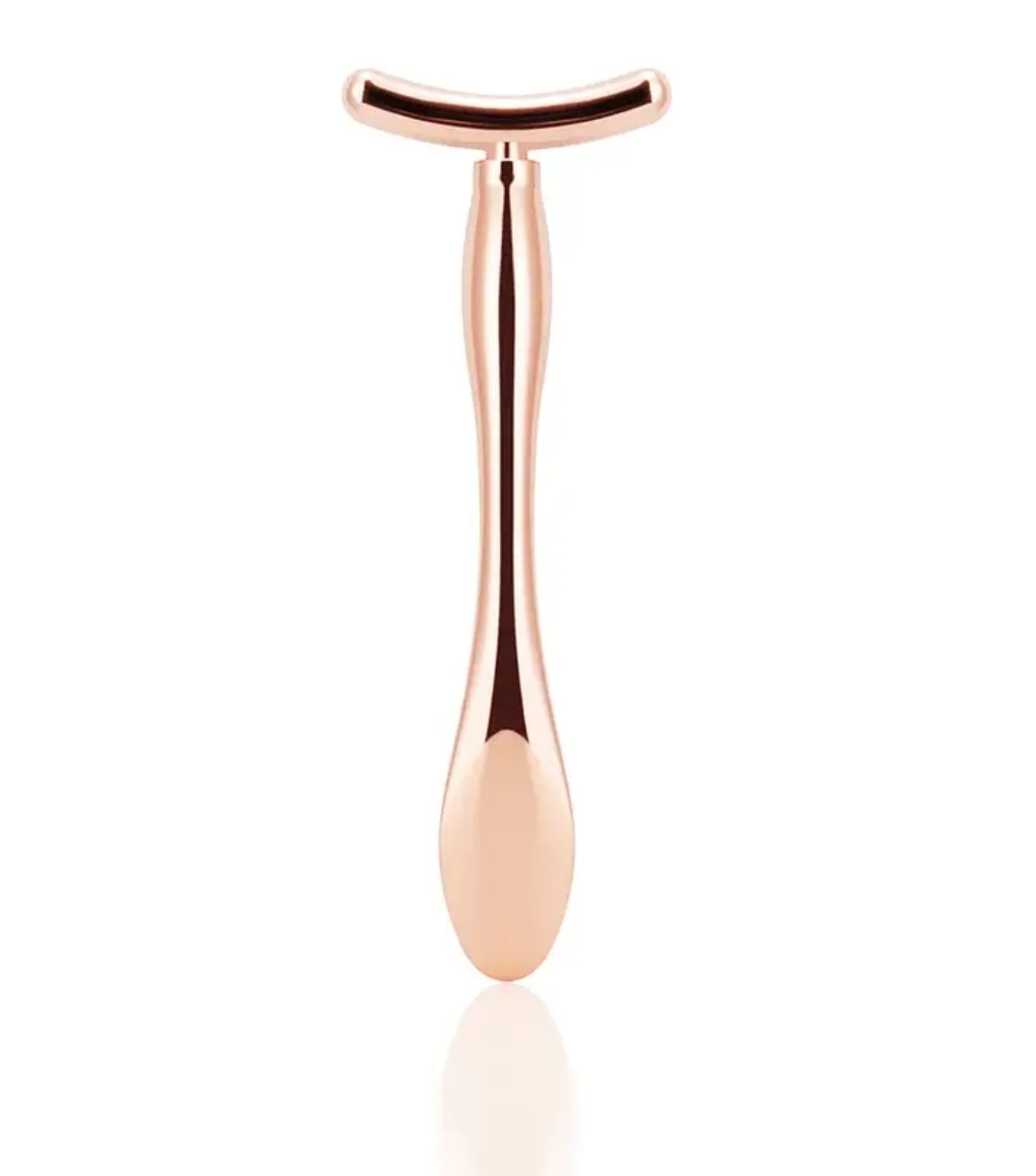 1 Aplicador De Crema y masaje Para Ojos y labios Varita De Masaje En Forma De T.