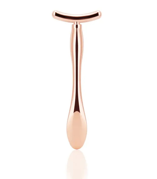 1 Aplicador De Crema y masaje Para Ojos y labios Varita De Masaje En Forma De T.