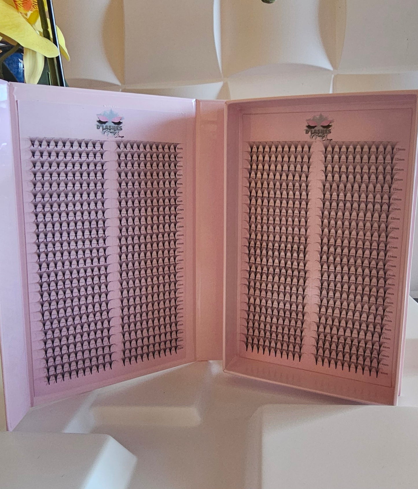 1 Extensiones de pestañas prearmada de 1,000